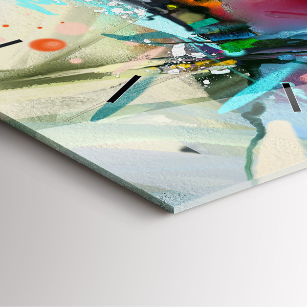 Čtvercové nástěnné hodiny Řady koření