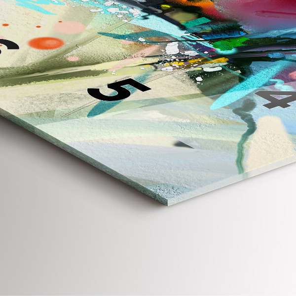 Čtvercové nástěnné hodiny Řady koření