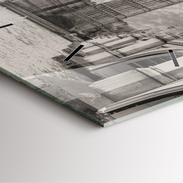 Skleněné hodiny čtvercové Londýn Anglie Big Ben