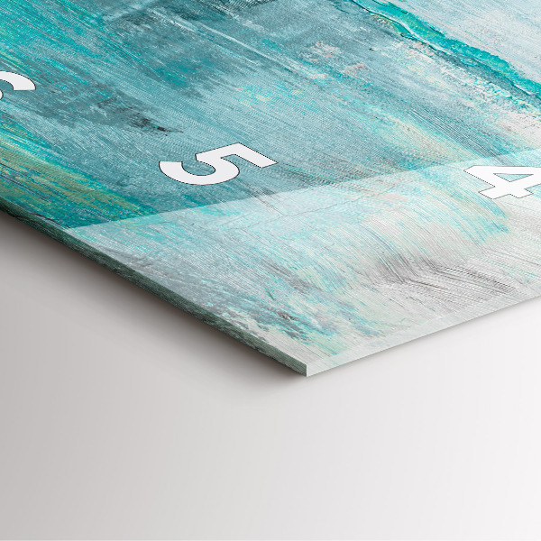 Skleněné hodiny čtvercové Abstraktní olejová textura