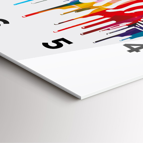 Skleněné hodiny čtvercové Barevná zebra