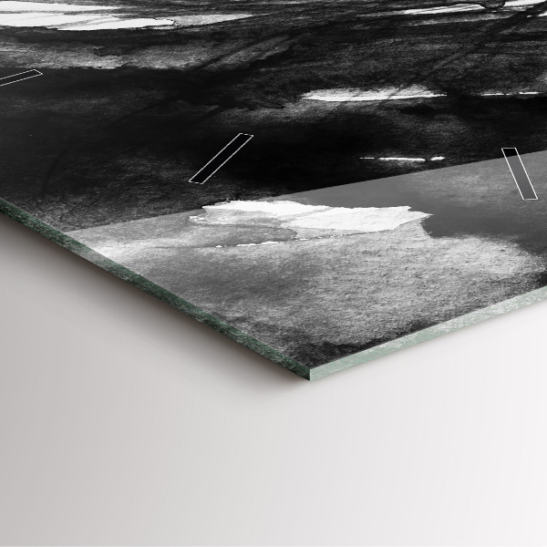 Čtvercové nástěnné hodiny Portrét ženy