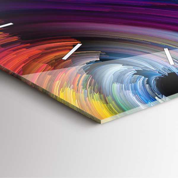 Čtvercové nástěnné hodiny Abstraktní výprodej