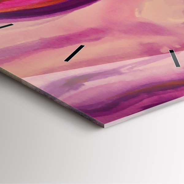 Čtvercové nástěnné hodiny Malování žen