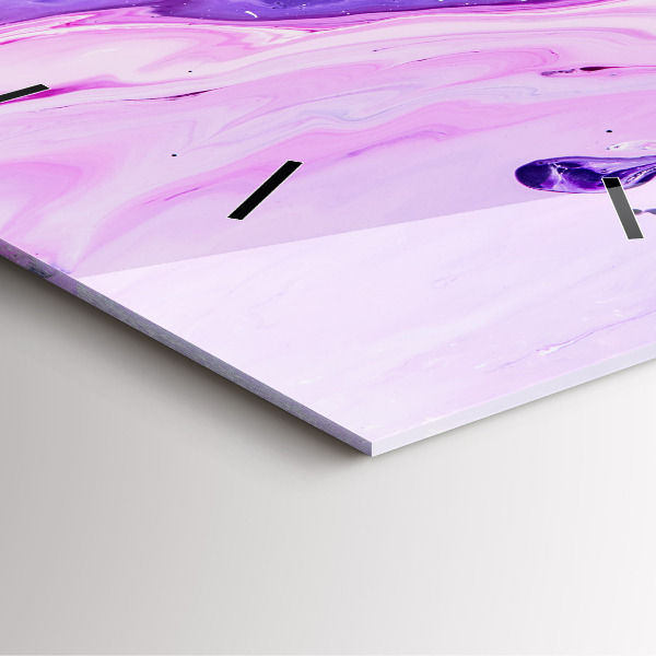 Čtvercové nástěnné hodiny Barevné pozadí