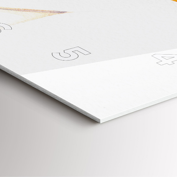 Čtvercové nástěnné hodiny Žena v klobouku