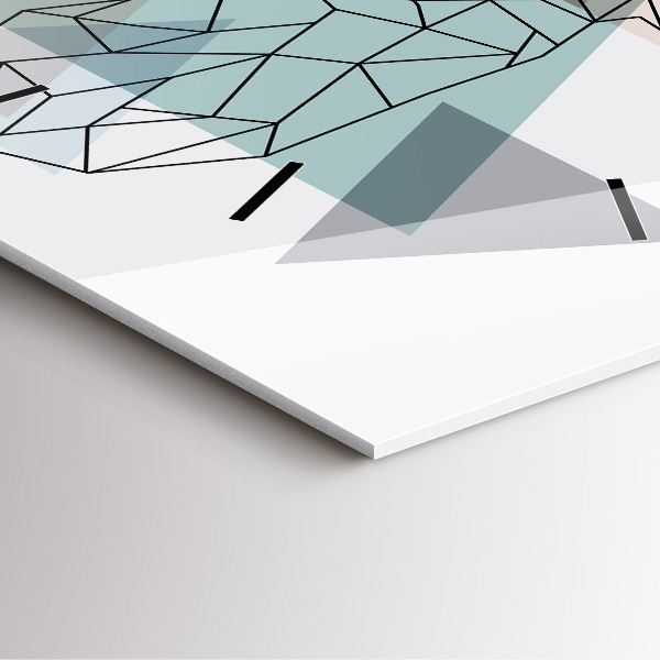 Čtvercové nástěnné hodiny Sob skandinávský styl