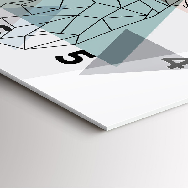 Čtvercové nástěnné hodiny Sob skandinávský styl