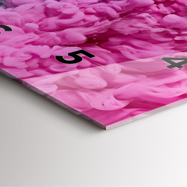 Čtvercové nástěnné hodiny Moderní umění - skvrny