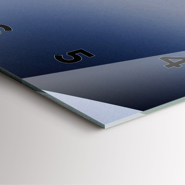 Skleněné hodiny čtvercové Abstraktní slunce