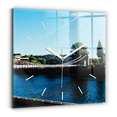 Čtvercové nástěnné hodiny Southportland Skotsko