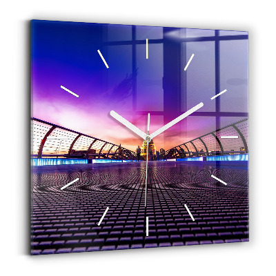 Čtvercové nástěnné hodiny Katedrála svatého Pavla