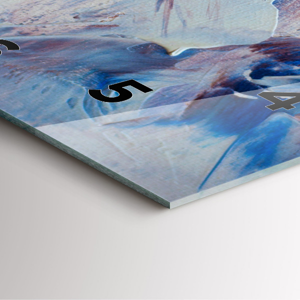 Skleněné hodiny čtvercové Textura abstraktní barvy