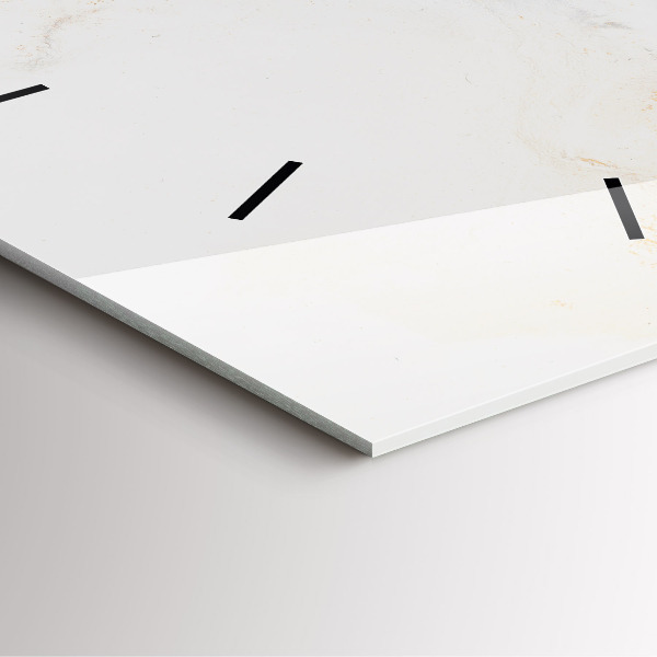 Čtvercové nástěnné hodiny Umělecký mramor