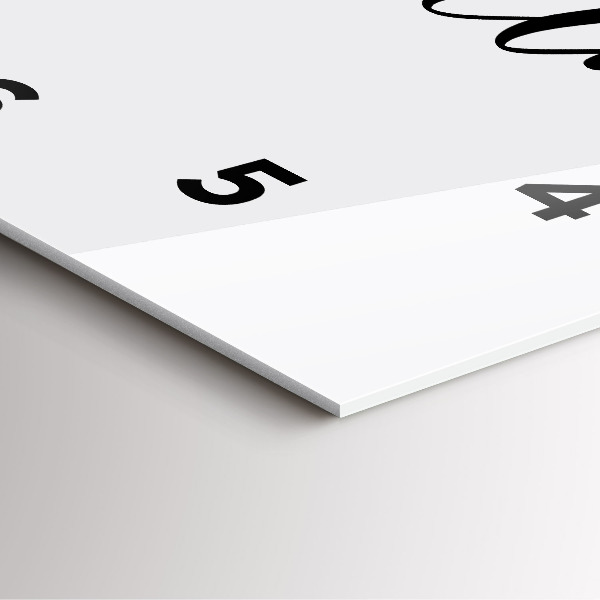 Čtvercové nástěnné hodiny Dobrodružný nápis