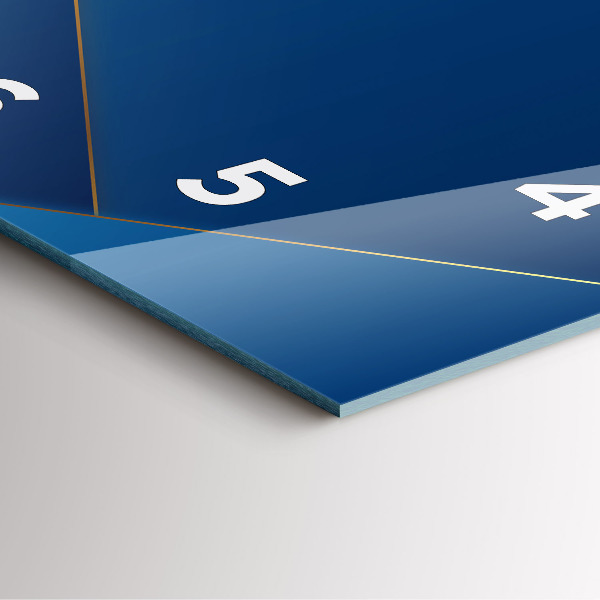 Čtvercové nástěnné hodiny Ornamentální abstrakce