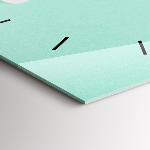 Skleněné hodiny čtvercové Květy jabloní