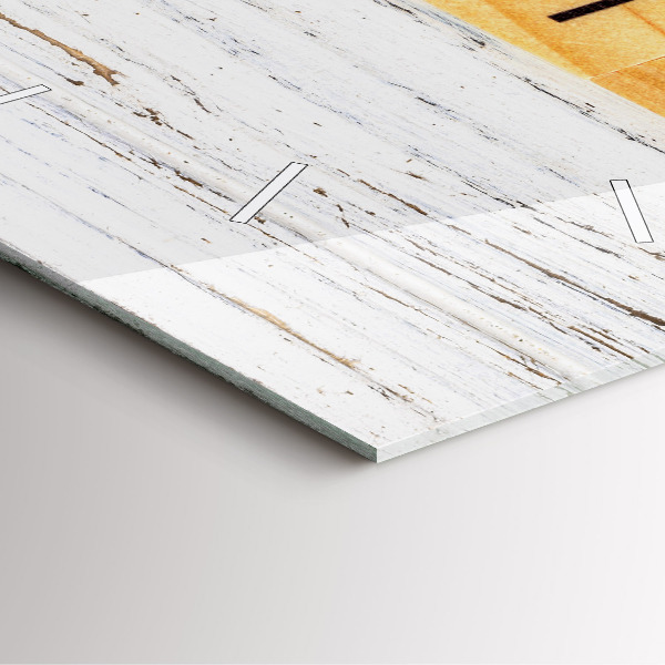 Skleněné hodiny čtvercové Rodina