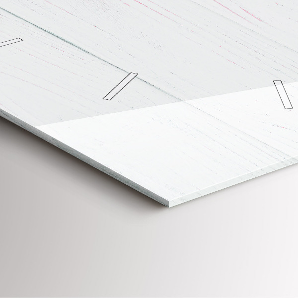 Skleněné hodiny čtvercové Jarní květiny