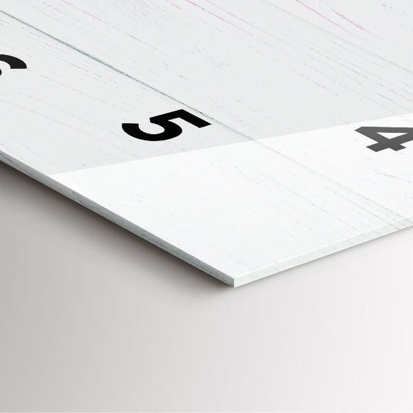 Skleněné hodiny čtvercové Jarní květiny