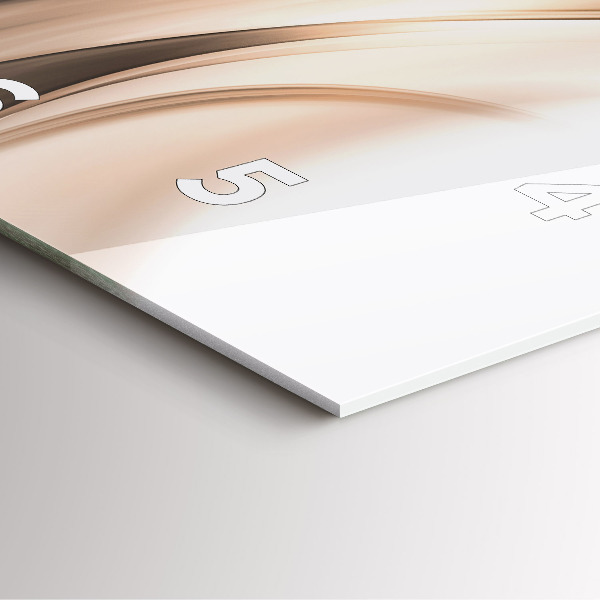 Skleněné hodiny čtvercové Abstraktní linie