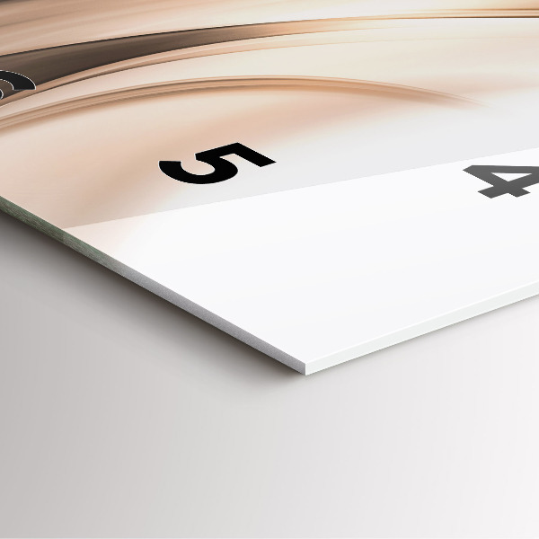 Skleněné hodiny čtvercové Abstraktní linie