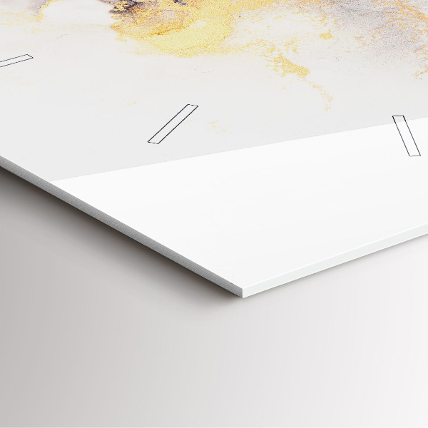 Čtvercové nástěnné hodiny Mramorový vzor