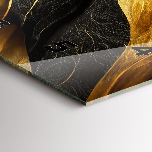 Čtvercové nástěnné hodiny Elegantní abstrakce