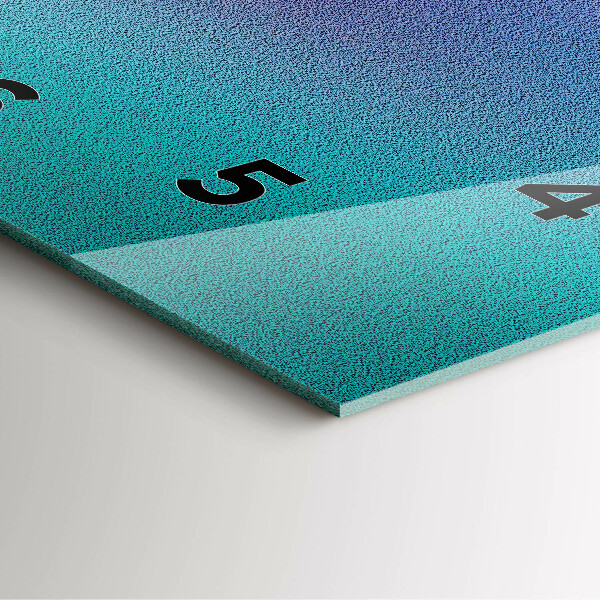 Čtvercové nástěnné hodiny Gradientní vzor