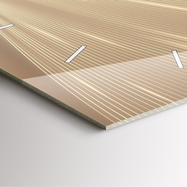 Skleněné hodiny čtvercové Abstraktní světlo