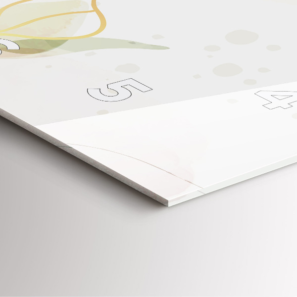 Čtvercové nástěnné hodiny Pastelová abstrakce