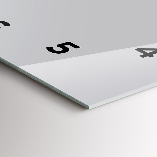 Čtvercové nástěnné hodiny Světle šedá