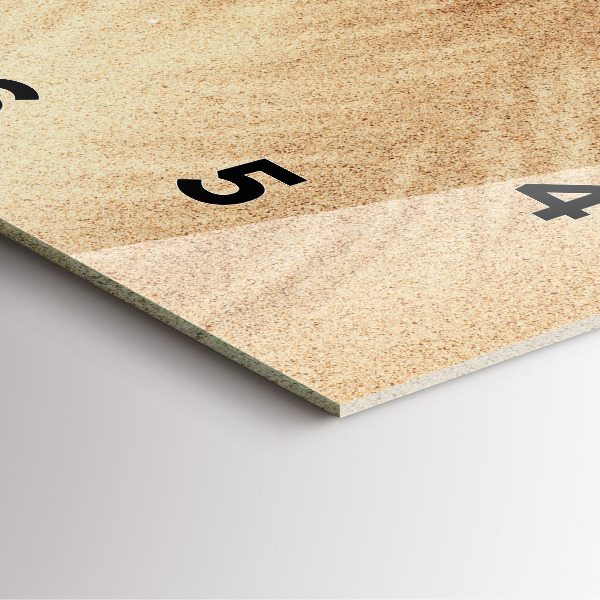 Čtvercové nástěnné hodiny Zlatá abstrakce