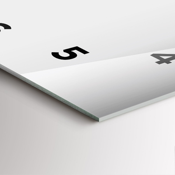 Čtvercové nástěnné hodiny Stříbrná abstrakce