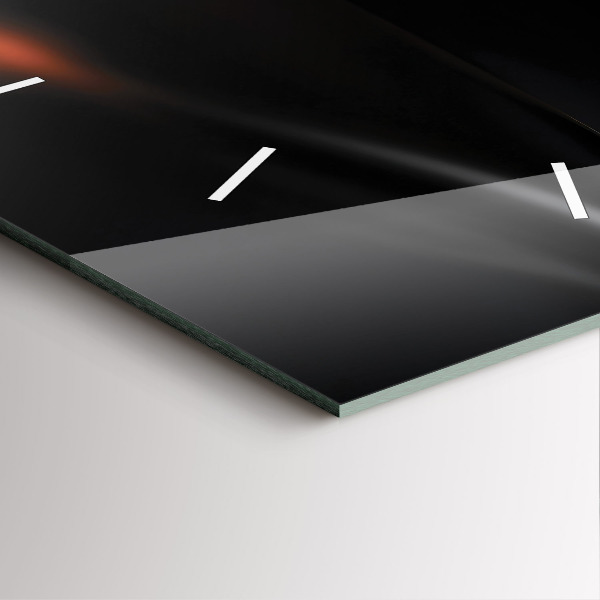 Čtvercové nástěnné hodiny Abstraktní