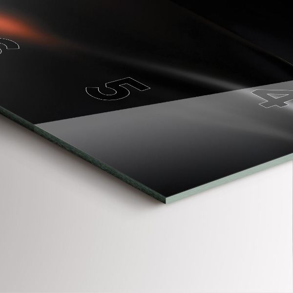 Čtvercové nástěnné hodiny Abstraktní