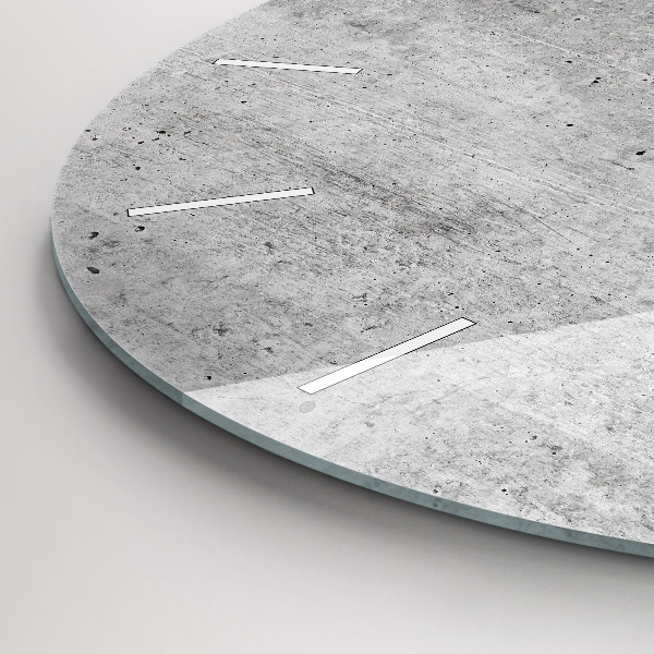 hodiny na skle Surová zeď