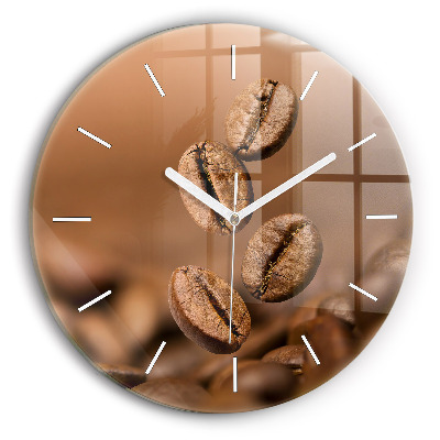 hodiny na skle Abstraktní barvy