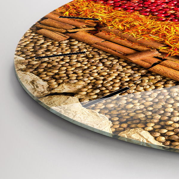 hodiny na skle Řady koření