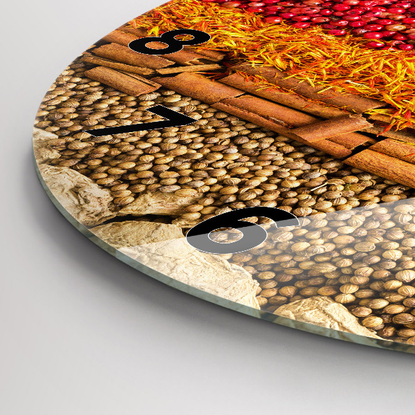 hodiny na skle Řady koření