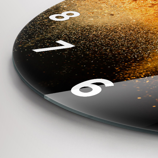 hodiny na skle Rozsypané koření