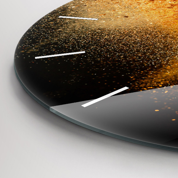 hodiny na skle Rozsypané koření