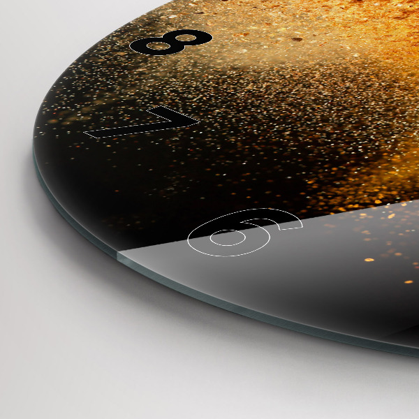 hodiny na skle Rozsypané koření