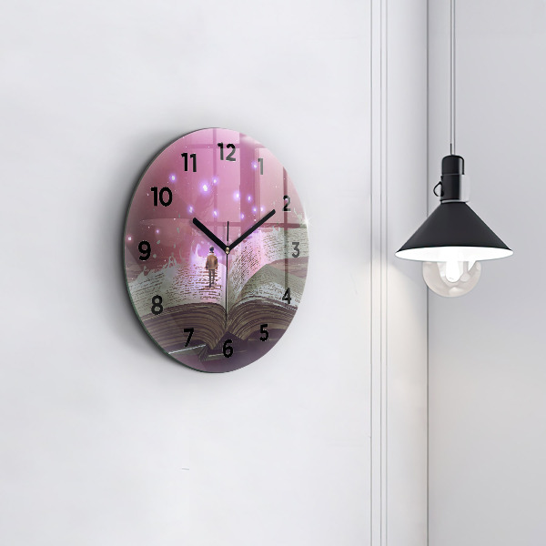 hodiny na skle Knižní abstrakce