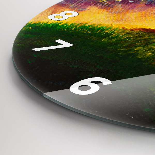 hodiny na skle Abstraktní malý princ