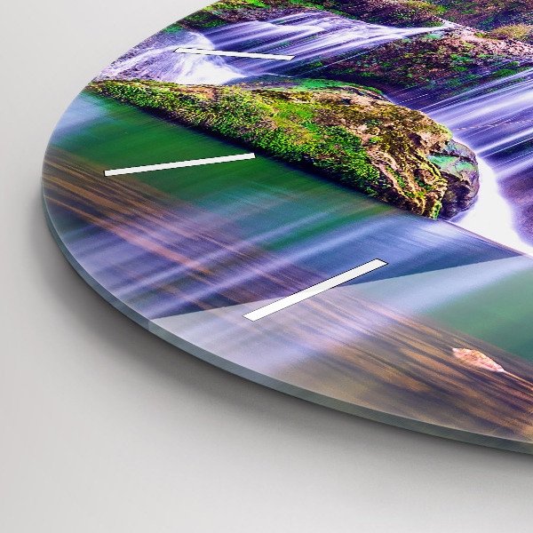 hodiny na skle Jiulong Vodopád Čína