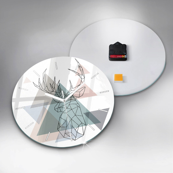 hodiny na skle Sobi skandinávský styl