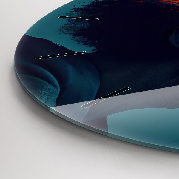 hodiny na skle Futuristický svět