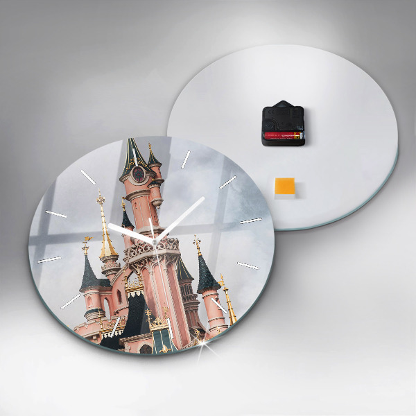 hodiny na skle Zámek Disneyland v Paříži