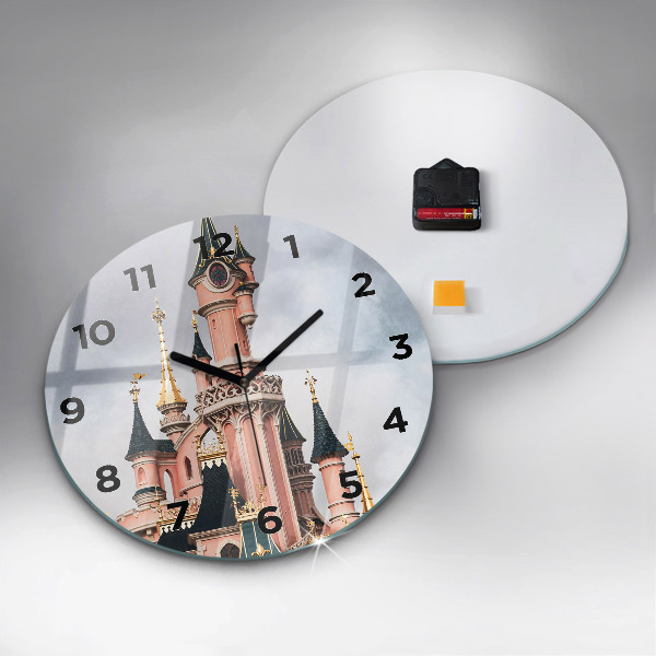 hodiny na skle Zámek Disneyland v Paříži